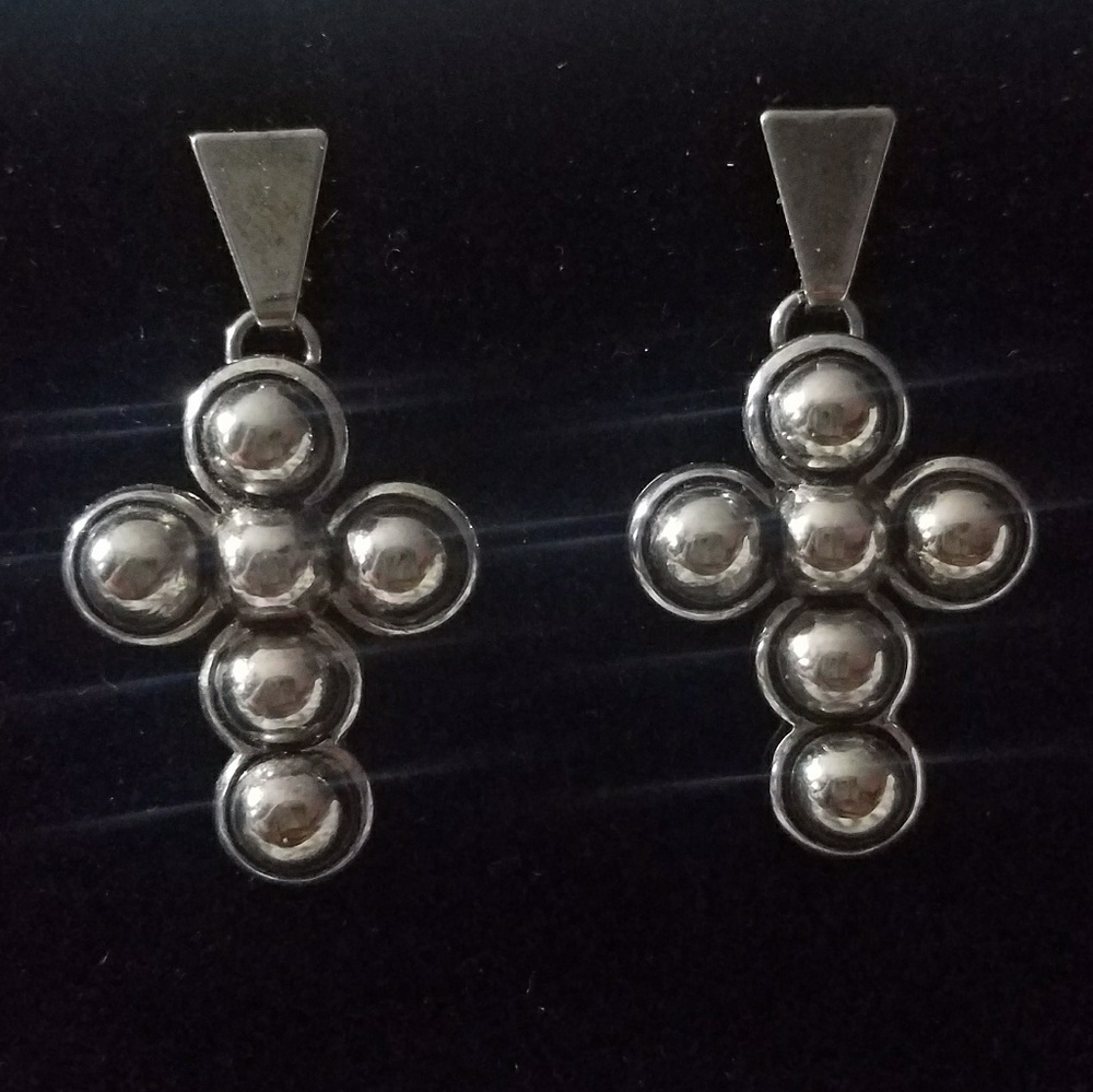 Cross earrings